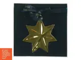 Forgyldt juletræsstjerne fra Rosendahl (str. 8x8 cm) - 2
