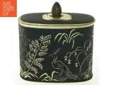 Vintage opbevaringsdåse med låg (str. 13x9,5 cm) - 2