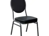 B2B Engros -  Banquet Steel stol - Sort-kunst