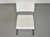 Brunner linos stol med rækkekobling - hvid - 5
