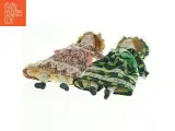 Porcelænsdukker med blomstrede kjoler (str. 30x12 cm) - 3