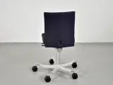 Häg h04 4200 kontorstol med sort/blå polster og sølvgråt stel - 3