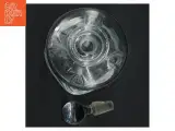 Glas karaffel med prop, klukflaske (str. 21 cm. 7 cm i diameter) - 5