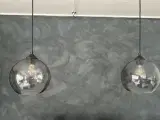 2 stk pendel lamper i glas