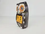 ⭐️ Håndmalet ugle kalender figur i tær - 3