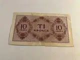 10 Kroner Den Allierede Overkommando Danmark - 2