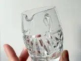 Flødekande af krystalglas, tøndeformet - 4