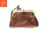 Gianni Conti Brun krokodillepræget håndtaske SOM NY (str. 30 x 15 x 19 cm) - 2