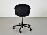 Rbm noor 6070s kontorstol med sort skal og armlæn - 3