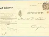 Adressebrev til Faarevejle 1918