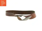 Læderbælte (str. 109 x 4 cm) - 4