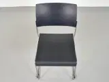 Brunner linos stol med rækkekobling - grå - 5