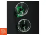 Grønne vinglas med gravering (str. 16 cm) - 4