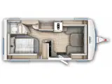 2025 - Fendt Bianco Activ 495 SFE   Lækker Fendt med vinkelkøkken og franskdobbeltseng fra Hinshøj Caravan A/S - 4