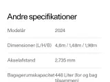 Polestar 2, LR 659 km, inkl. Vinterhjul og træk - 4