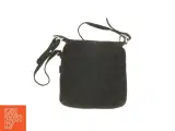 Sort crossbody skuldertaske i blød ruskind fra Adax (str. 29 x 28 cm) - 3