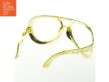 Guldfarvet brillestel, Elvis stil (str. 24x10 cm) - 2
