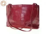 Taske i rødt skind (str. 45 x 25 cm) - 2
