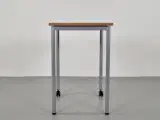Højbord med grå plade og alufarvet stel - 4