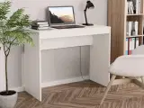 Skrivebord 90 x 40 x 72 cm spånplade hvid