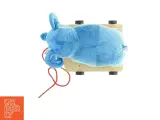 "Lillepers" Trækvogn med blå plyselefant (str. 36 x 23 cm) - 4