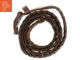 Flettet Læderbælte (str. 109 cm) - 2