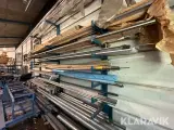 Blandet lot med assorterede længder af stål- og aluprofiler - 3