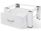 vidaXL vaskemaskinesokkel med skuffe hvid