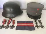 Tyske hjelme og andre ting KØBES - 4