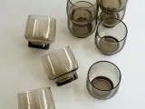 Luminarc, røgfarvede glas, 10 stk samlet - 3