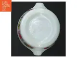 Retro fajance skål med grøntsagsmotiv (str. Ø. 16 cm) - 2