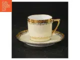 Porcelænskop og underkop sæt - 3