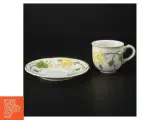 Kaffekopper med blomsterdekoration fra Villeroy & Boch (str. Ø. 13,5 cm. h 6 cm ø. 7 cm) - 2