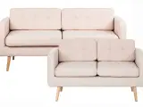 Novelty 3+2 pers. sofasæt - Beige Inari 22