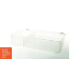 Gennemsigtig opbevaringskasse med låg fra IKEA (str. 32x19x8 cm) - 2