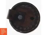 Antikt kompas i originalt læderæske (str. Ø5 x 2 cm) - 3