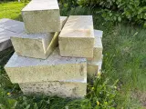 Hvide granit trin - 19x70x30cm. Gode til trappe/ha - 2
