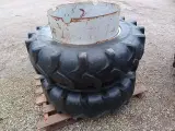 Tvillinghjul 28" MED MELLEM RING 6 låse - 2