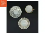 Porcelænskopper og kagetallerkener fra Bareuther (str. 3 kopper. ø 7 cm. 3 tallerkener. ø. 12 cm) - 2