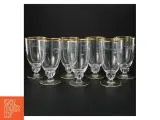 Sæt med 8 Lyngby Glas"måge" ølglas (str. 14x8 cm) - 3