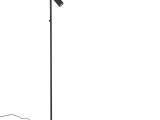 Paris Gulvlampe - Lampe i sort med stofledning på 210 cm Pære: GU10/5W LED IP20