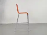Vitra .03 barstol i orange på grå stel - 3