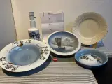 Royal Copenhagen fade og en lampe