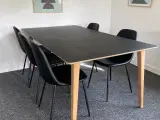 Spisebord Eg/matsort Nano, 100*180/280cm