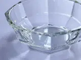 Kantet skål, presset glas, NB - 2