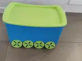 Opbevaringskasse med hjul
