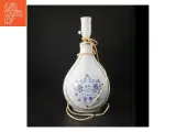 Bordlampe med blåt mønster (str. 35 cm) - 2