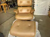 Lænestol Wales Lounge Chair incl fodskammel - 2