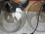 Kuppel lamper 2stk +Div lamper
