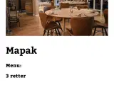 Billetter til restaurant MaPak 